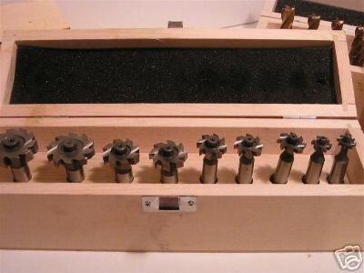 Woodruff Cutting Set - 9 piece HSS